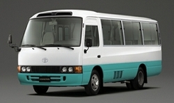 Transportation options for groups available from vans to buses